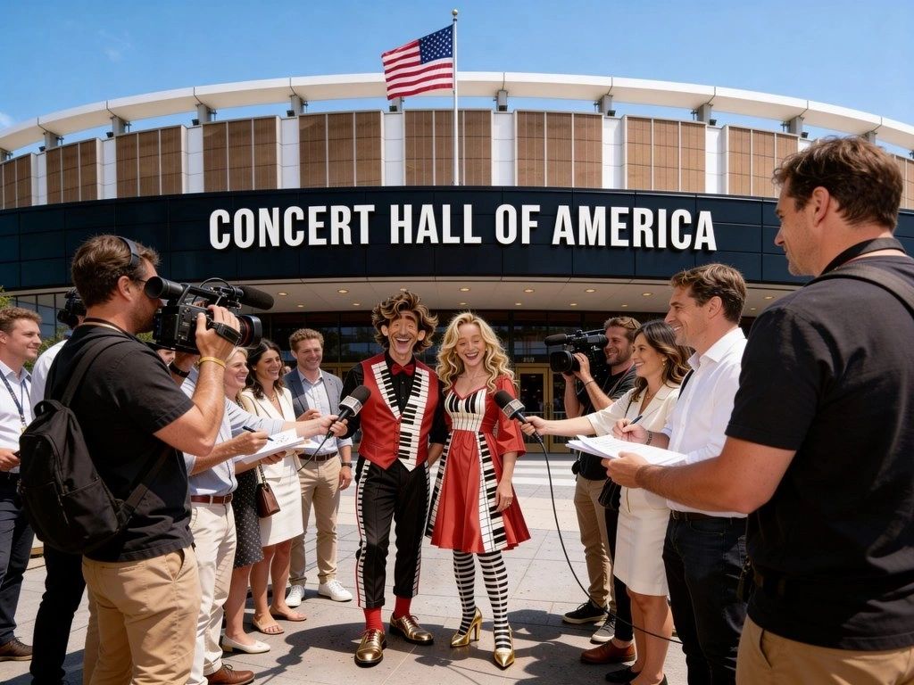 Kevin & Katie Keys at preview of new Concert Hall of America