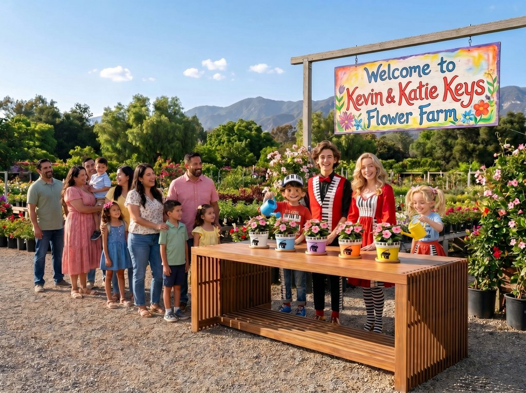 Kevin & Katie Keys Flower Farm with Karson & Kylie Keys 
