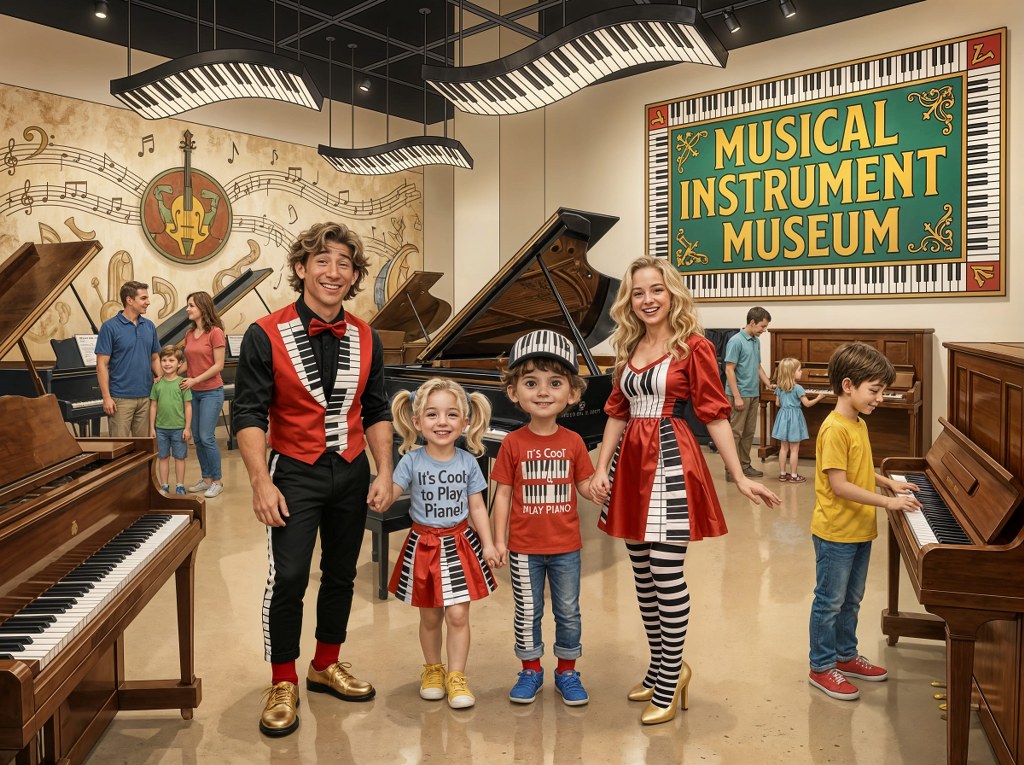 Keys family at Musical Instrument Museum 