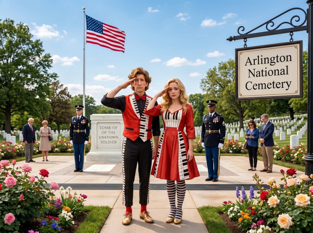 Kevin & Katie Keys at Arlington National Cemetery